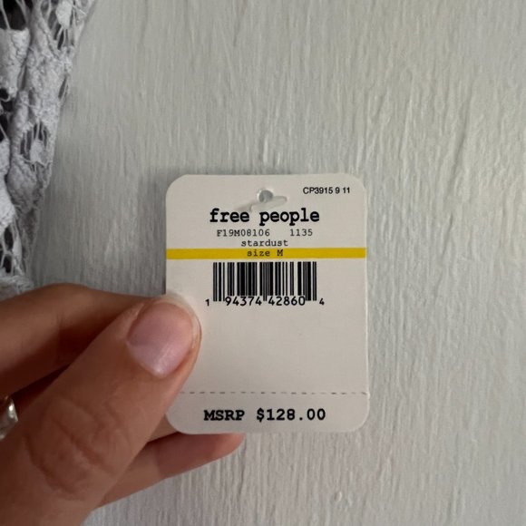 Free People Adelle Dress in Stardust, size M. New with Tag! - Picture 6 of 6